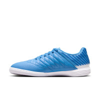 Nike Lunar Gato II Zaalvoetbalschoenen (IN) Blauw Wit