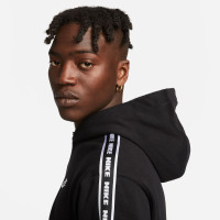 Nike Club Fleece Trainingspak Hooded Zwart Wit