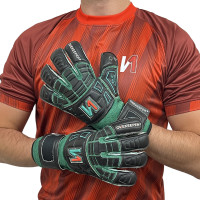 Onekeeper Solid Robusto Keepershandschoenen Zwart Groen