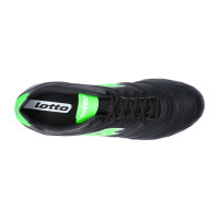 Lotto Stadio 300 III Gazon Naturel Chaussures de Foot (FG) Noir Vert