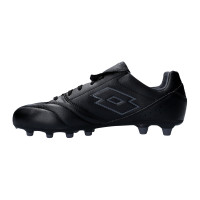 Lotto Stadio 200 III Gazon Naturel Chaussures de Foot (FG) Noir