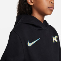 Nike Mbappé Trainingspak Hooded Kids Zwart Lichtblauw Geel Oranje