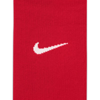 Nike Strike Chaussettes de Foot Rouge Blanc