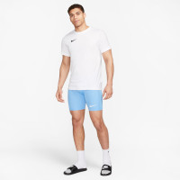Nike Pro Dri-Fit Strike Short Collant Bleu Clair Blanc
