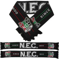 NEC zwart Sjaal Rood groen streep