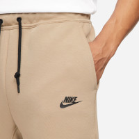 Nike Tech Fleece Sportswear Joggingbroek Beige Zwart