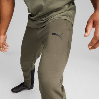 PUMA TeamCup Casual Trainingsbroek Olijfgroen Zwart