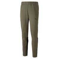 PUMA TeamCup Casual Trainingsbroek Olijfgroen Zwart