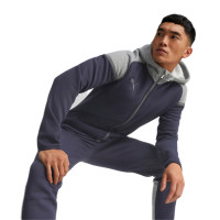 PUMA TeamCup Casual Veste Bleu Foncé Gris Gris Foncé