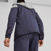 PUMA TeamCup Casual Veste Bleu Foncé Gris Gris Foncé