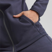 PUMA TeamCup Casual Veste Bleu Foncé Gris Gris Foncé