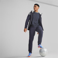 PUMA TeamCup Casual Veste Bleu Foncé Gris Gris Foncé