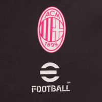 PUMA AC Milan Pre-Match Anthem Veste d'Entraînement 2023-2024 Noir Bleu Rose