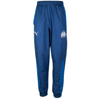 PUMA Olympique Marseille Pre-Match Anthem Trainingspak 2023-2024 Donkerblauw Blauw