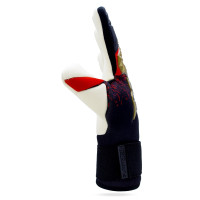 Gladiator Sports Thor Gants de Gardien de But Noir Rouge Doré
