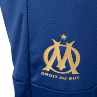 PUMA Olympique Marseille Survêtement 1/4-Zip 2023-2024 Enfants Bleu Doré