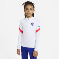 Survêtement Nike Chelsea Dry Strike Drill 2020-2021 Enfants Blanc Bleu