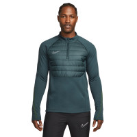 Nike Academy Trainingstrui 1/4-Zip Winter Warrior Donkergroen Wit