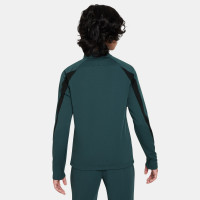 Nike Academy Trainingstrui 1/4-Zip Winter Warrior Kids Donkergroen Wit