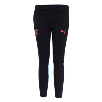 PUMA Manchester City Casual Trainingspak 2023-2024 Kids Donkerblauw Lichtblauw Roze