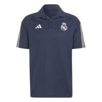 adidas Real Madrid Polo 2023-2024 Bleu Foncé Or