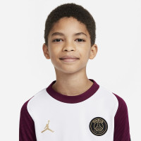 Nike Paris Saint Germain Strike Maillot d'Entraînement 2020-2021 Enfant Blanc Bourgogne