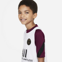 Nike Paris Saint Germain Trainingsset 2020-2021 Kids Wit Zwart Rood