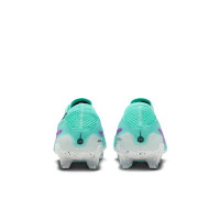 Nike Tiempo Legend 10 Elite Gras Voetbalschoenen (FG) Turquoise Zwart Paars Wit