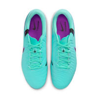 Nike Tiempo Legend 10 Academy Crampons Vissés Chaussures de Foot (SG) Anti-Clog Turquoise Noir Mauve Blanc