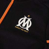 Veste décontractée PUMA Olympique Marseille 2023-2024 noir orange