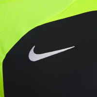 Nike Dri-FIT Strike III Maillot de Foot Noir Jaune Blanc