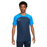 Nike Dri-FIT Strike III Maillot de Foot Bleu Foncé Bleu Blanc