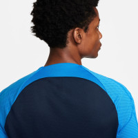 Nike Dri-FIT Strike III Maillot de Foot Bleu Foncé Bleu Blanc
