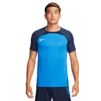 Nike Dri-FIT Strike III Maillot de Foot Bleu Bleu Foncé Blanc