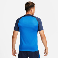 Nike Dri-FIT Strike III Maillot de Foot Bleu Bleu Foncé Blanc