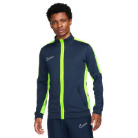 Nike Dri-FIT Academy 23 Full-Zip Trainingspak Donkerblauw Geel Wit