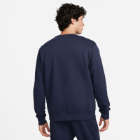 Nike Park 20 Fleece Crew Sweater Donkerblauw