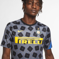 Maillot d'Entraînement sec Nike Inter Milan Pre Match 2020-2021 Gris foncé