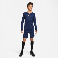 Nike Dri-FIT Park Sous-Maillot Manches Longues Enfants Bleu Foncé