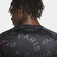 Nike Paris Saint Germain Dry Trainingsshirt Pre Match 2020-2021 Zwart