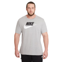 Nike NSW Icon Futura T-Shirt Gris Noir Blanc