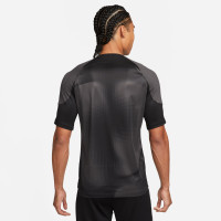 Nike Maillot Gardien IV Gardien à manches courtes Gris Noir Blanc