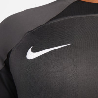 Nike Maillot Gardien IV Gardien à manches courtes Gris Noir Blanc