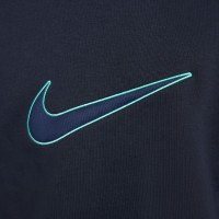 Nike Sportswear Fleece Survêtement Crew Bleu Foncé