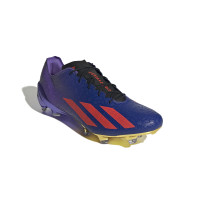 adidas X Crazyfast MS+ Gras Voetbalschoenen (FG) Paars Blauw Rood Zwart