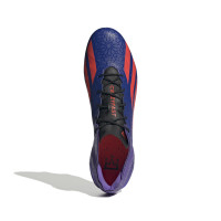 adidas X Crazyfast MS+ Gras Voetbalschoenen (FG) Paars Blauw Rood Zwart