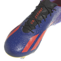 adidas X Crazyfast MS+ Gras Voetbalschoenen (FG) Blauw Rood Zwart
