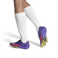 adidas X Crazyfast MS+ Gras Voetbalschoenen (FG) Paars Blauw Rood Zwart