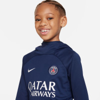 Nike Paris Saint-Germain Academy Pro Sweat à Capuche 2023-2024 Enfants Bleu Foncé Blanc