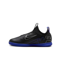 Nike Zoom Mercurial Vapor 15 Academy Chaussures de Foot en Salle (IN) Enfants Noir Bleu